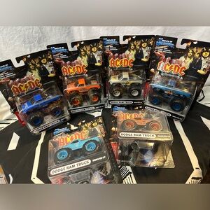 AC/DC, Extremely Rare In This Condition!  Muscle Machine Die Cast Set of 6